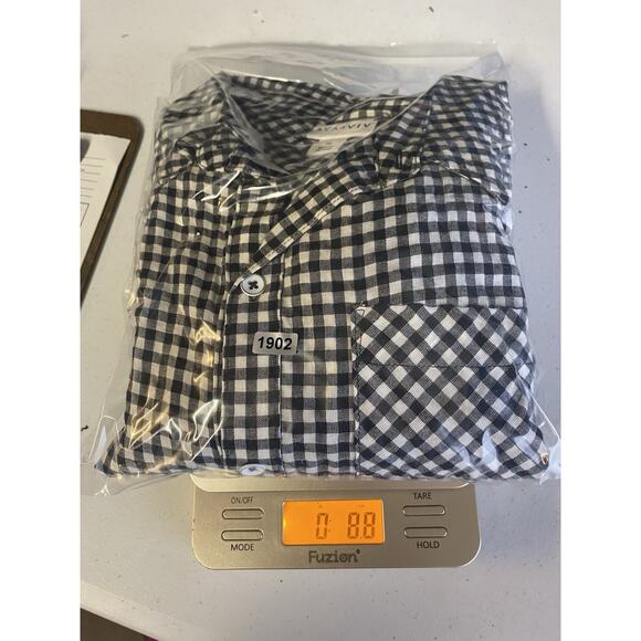 Ava & Viv Black and White Checkered Midi Dress - Picture 10 of 10